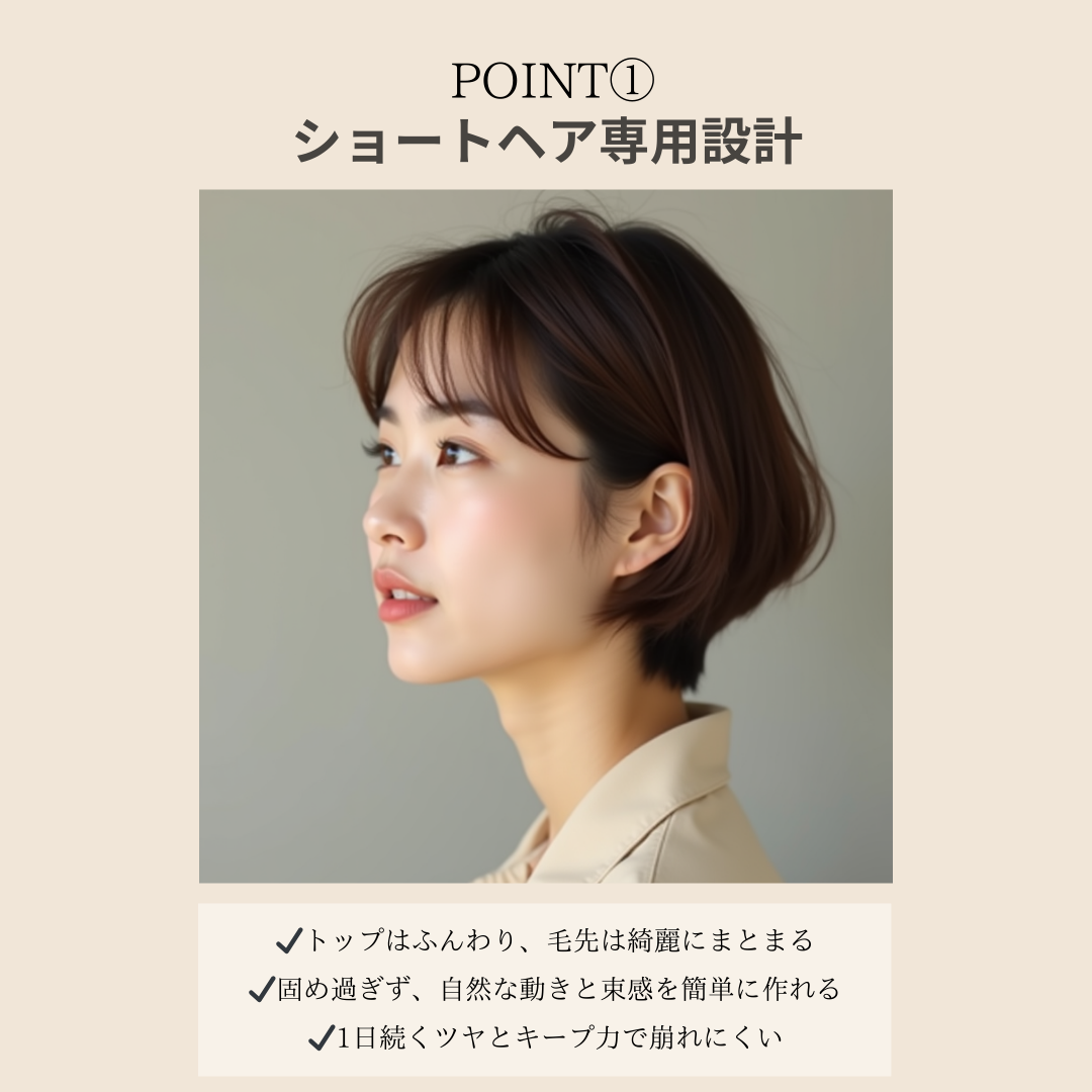 ショートヘア専用（バーム＆オイル）